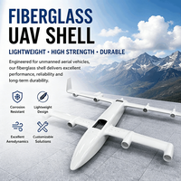 Coque de fuselage d'avion à voilure fixe et d'hélicoptère en PRV (Plastique Renforcé de Fibres) léger et haute résistance, fabriquée sur mesure par un fabricant OEM