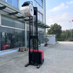 Equipo de manejo de rollos 1000kg Capacidad 2,5 m Altura de elevación <span class=keywords><strong>Material</strong></span> Elevador de rollos Apilador eléctrico con abrazadera de rollo de papel - Product Image 2
