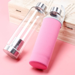 Productos de Venta caliente 2025 botella de bebida de vidrio de borosilicato 420ml 550ml Filtro de té manga aislada Amazons juego de <span class=keywords><strong>tazas</strong></span> de té a granel - Product Image 2