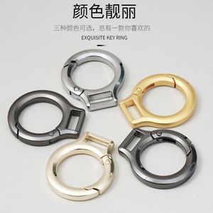 Creative Metal Key Ring Zinc Alloy Spring <b>Clip</b> For <b>Car</b> Keys Men Women Fashion Accessory - Product Image 1