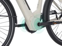 Vélo Électrique Urbain Fiable avec Moteur Bafang, Courroie Carbone, Freins Hydrauliques Tektro, Batterie Interne 36V15Ah, 3 Vitesses - Entrepôt UE