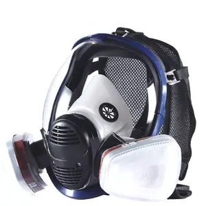 Gaz duman gaz maskesi tam yüz gaz maskesi tam yüz maskesi kimyasal respiratörü maske
