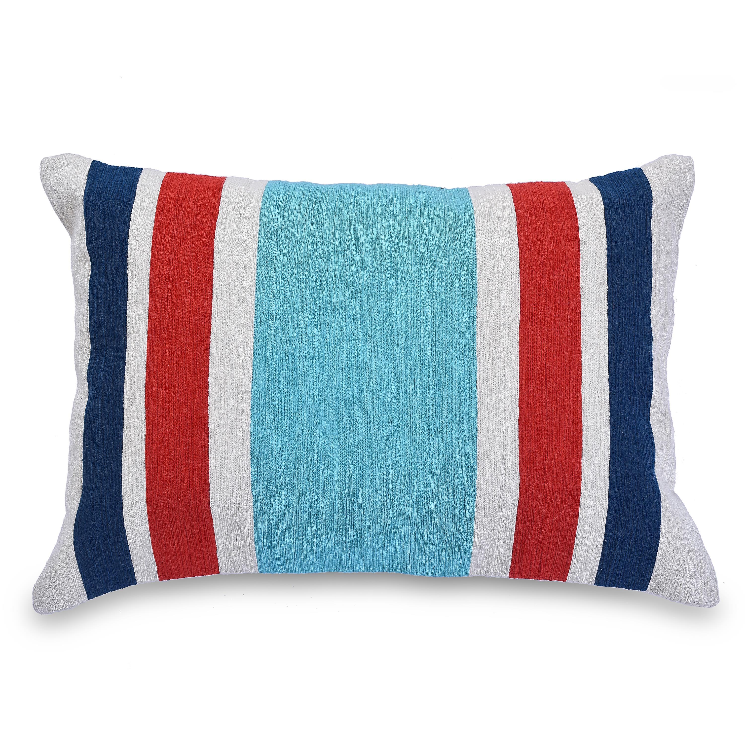 Sky Blue, Indigo Blue,Red & White