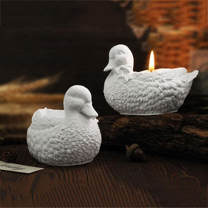 YS canard modélisation boîte de rangement Silicone moule <span class=keywords><strong>cire</strong></span> de soja bougie conteneur bougie pot coulée moule bricolage béton Pot de fleur faisant outil - Product Image 2