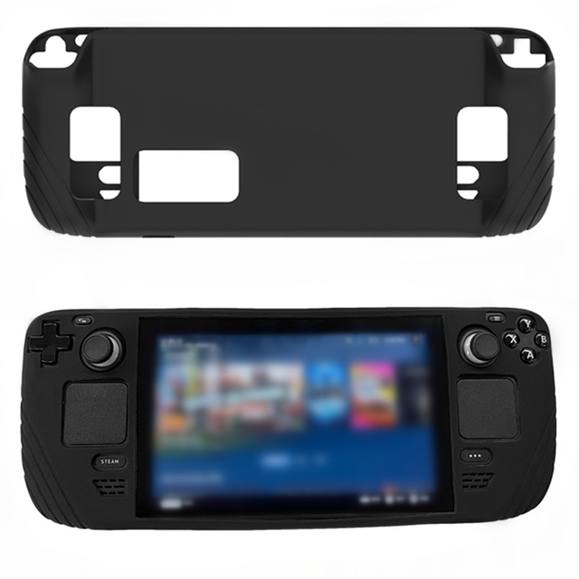 Protective Case for Steam Deck , Full Protection Silicone Cover with Precision Cutout for Steam Deck Console