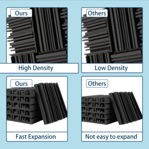 La <span class=keywords><strong>mousse</strong></span> <span class=keywords><strong>acoustique</strong></span> écologique est utilisée pour une absorption <span class=keywords><strong>acoustique</strong></span> efficace dans les environnements intérieurs. - Product Image 4