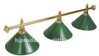 Éclairage de table de billard et de snooker de style varié, produit pour club ou casinos