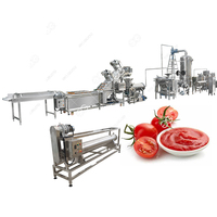 Kleine Complete Automatische Doorlopende Botermachine Fruitjam Marmelade Rode Paprika Tomatenpuree Productlijn