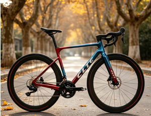 Vélo de route aérodynamique en carbone mixte 7120PRO T700+T800 Shimano 105 R7120 24 vitesses 2*12 Frein à disque hydraulique Axe traversant Léger Course - Product Image 1