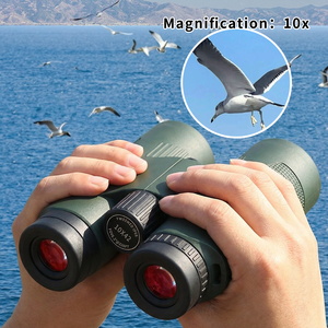 <span class=keywords><strong>Binoculares</strong></span> HL Factory HD 8x42 10x42 para Observación de Aves y Fútbol, Impermeables, Antivaho, Visión Amplia, Prisma BAK4, FMC - Product Image 2