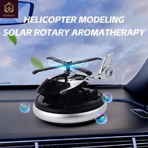 Ambientador de coche de helicóptero de Metal de lujo, dispensador de Aroma de tablero con difusor de Perfume líquido giratorio para hombres - Product Image 4