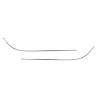 Pour Mercedes-Benz Classe CLK W209 2002-2005 Garniture de pare-chocs avant chromée 2098850321 2098850421 Pièces de haute qualité