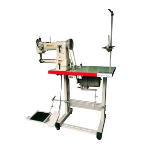 Machine à coudre de haute qualité avec de grands crochets, adaptée au toile/cuir/vinyle de moyenne épaisseur, machine à coudre à alimentation plate - Product Image 1