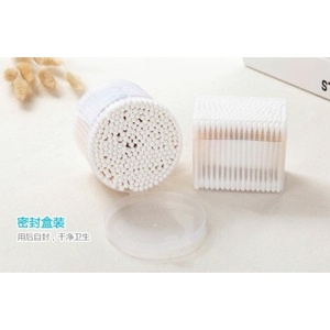 Coton-tiges personnalisés en gros, directement de l'usine, avec boîte en plastique 'Love' pour maquillage et usage domestique - Product Image 3