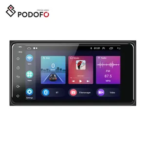 Podofo 7'' Android Car Radio Autoradio Car Stereo CarPlay & Android Auto GPS WIFI BT FM RDS Hifi Audio For Toyota Corolla