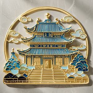 Nouveaux Aimants de Réfrigérateur Personnalisés à Vente Chaude, Aimants de Réfrigérateur en Métal avec Logo Personnalisé, Souvenirs de Voyage - Product Image 1