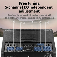 Haut-parleur Bluetooth professionnel Lihui TT8 8 pouces, haut-parleur portable pour extérieur avec batterie, haut-parleur Bluetooth