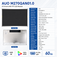 AUO 3840*2160-Modules d'affichage LCD d'origine 27 pouces, panneau Ips, écran tactile capacitif, écran Oled fin