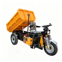 Camion benne robuste et résistant à l'usure avec double amortisseur pour les opérations de transport minier.