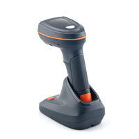 Lecteur de codes-barres 2D sans fil portable avec support de charge sans fil industriel