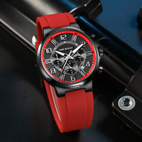 Montres-bracelets à quartz chronographe tendance Aocasdiy, best-sellers, avec date automatique, aiguilles luminescentes, étanches à 3 m, montre pour homme
