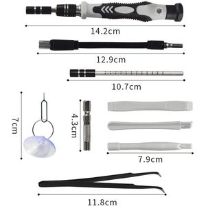 Kit de destornilladores de precisión de 115 piezas con puntas y herramientas para reparación de electrónica - Product Image 2