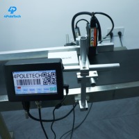 Impresora de Inyección de Tinta en Línea Multilingüe de Alta Definición 4POLETECH 2025, Máquina de Impresión de Etiquetas Digitales, Logotipos, Fechas y Números de Lote