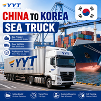 Transport maritime Chine-Corée, fret porte-à-porte DDP, transitaire Chine-USA, livraison rapide