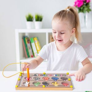 Jouets éducatifs personnalisés CPC CE pour enfants d'âge préscolaire, perles de comptage colorées, aimants, labyrinthe pour garçons et filles - Product Image 2