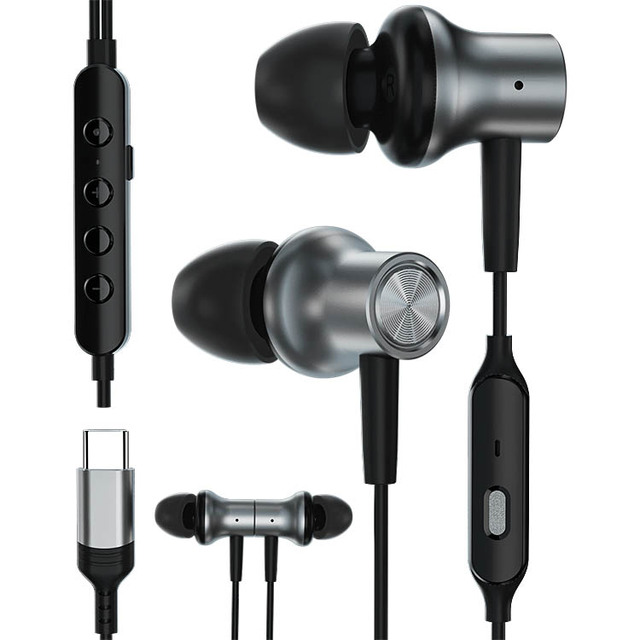 2025new Microphone Earphone Live Broadcast Nationwide K-song Wired Headphones In-ear Singing Recording Game Earphone