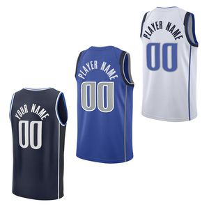Dallas Jersey op maat gemaakte basketbalshirts voor heren, geborduurde jeugduniformen, sportkleding met logo, hot-press - Product Image 1