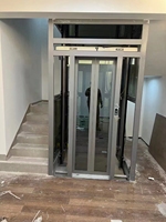 Ascenseur élégant 380V à câble en acier pour passagers, petit ascenseur de 2 à 4 étages pour maisons, villas résidentielles, restaurants - Nouveau palan