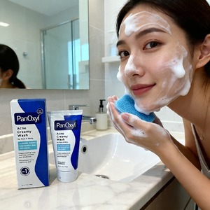 Nettoyant Crème Anti-Acné 4% <span class=keywords><strong>Peroxyde</strong></span> de <span class=keywords><strong>Benzoyle</strong></span> - Nettoyant Quotidien Visage & Corps, Élimine l'Acné & Prévient les Éruptions Cutanées - Product Image 3