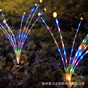 Luces Solares de Jardín, Guirnalda de Luces LED para Decoración Exterior con Panel Solar de 12V 3W - Product Image 3