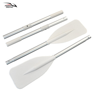ไม้พาย SUP อลูมิเนียมอัลลอยด์ Keep Diving ขนาด 120 ซม. แบบพกพา ใบพายเดี่ยว สำหรับกีฬาทางน้ำแบบ Stand Up Paddleboarding - Product Image 2