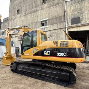 Excavadora sobre orugas Caterpillar usada en excelentes condiciones 20t 320cl 320bl 320d 320d2 equipo de construcción con movimiento de tierra - Product Image 4