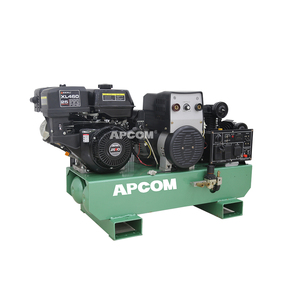 เครื่องกำเนิดไฟฟ้าแบบพกพาขนาด 10KVA ใช้เชื้อเพลิงเบนซิน พร้อมเครื่องอัดอากาศและเครื่องเชื่อมในตัว  กำลังลม 250 ลิตร/นาที ระบบระบายความร้อนด้วยอากาศ - Product Image 4