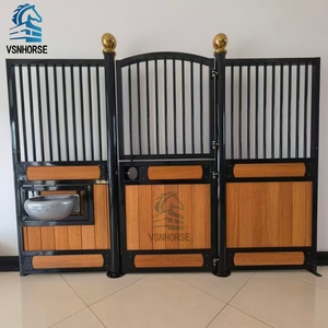 Verkoop <span class=keywords><strong>3</strong></span>,5m draagbare buiten paardenstal met gegalvaniseerd stalen frame en dak, buiten draagbare paardenbox scheidingswand - Product Image 6