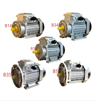Moteur asynchrone triphasé 1400 tr/min léger et efficace, boîtier en aluminium, 4 pôles, classe IE3, faible bruit pour pompes et ventilateurs