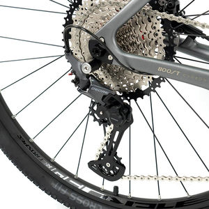 Vélo <span class=keywords><strong>de</strong></span> montagne haut <span class=keywords><strong>de</strong></span> gamme en fibre <span class=keywords><strong>de</strong></span> carbone avec roues en carbone <span class=keywords><strong>29</strong></span> pouces, 1x12 vitesses, <span class=keywords><strong>tige</strong></span> <span class=keywords><strong>de</strong></span> <span class=keywords><strong>selle</strong></span> hydraulique réglable et pneus Maxxis Minion DHR II - Product Image 6