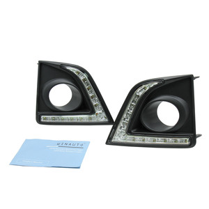 ไฟเดย์ไลท์ LED สำหรับ <span class=keywords><strong>Toyota</strong></span> Corolla <span class=keywords><strong>altis</strong></span> 2014-2015พร้อมไฟ LED <span class=keywords><strong>สี</strong></span>เหลืองและสีฟ้า - Product Image 5