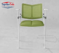 Silla Plegable Ahorradora de Espacio para Oficina, Sala de Reuniones, Capacitación, con Mesa y Tablero de Escritura para Conferencias - Product Image 4