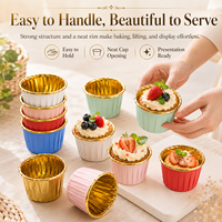 Mafen-Coupe à gâteau épaissie or argent résistant aux hautes températures outil de cuisson résistant à l'huile pour gâteaux et pâtisseries