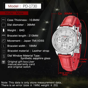 <span class=keywords><strong>Montre</strong></span> pour <span class=keywords><strong>femme</strong></span> de luxe PAGANI DESIGN, nouvelle <span class=keywords><strong>montre</strong></span> à quartz saphir <span class=keywords><strong>étanche</strong></span>, chronographe en cuir tendance, montres pour <span class=keywords><strong>femme</strong></span> 1730 Reloj Mujer - Product Image 3