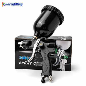 <span class=keywords><strong>Pistola</strong></span> pulverizadora HVLP ecológica con boquilla de 1.4/1.7/2.0mm, baja dispersión, alimentación por gravedad, herramienta para repintado de automóviles y recubrimiento de superficies - Product Image 1