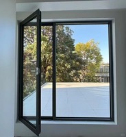 Ventanas Oscilobatientes de Triple Acristalamiento para Casas Pasivas, Ventana Corredera de Aluminio para Ventilación en Proyectos de Construcción de Cero Consumo Energético