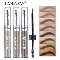 Crayon à sourcils liquide transfrontalier Handaiyan, waterproof, anti-bavures, double embout avec brosse à sourcils