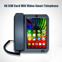 KT800 Plus versión actualizada 3G 4G tarjeta SIM Android teléfono fijo inteligente pantalla táctil videollamada teléfono con teléfono Wifi