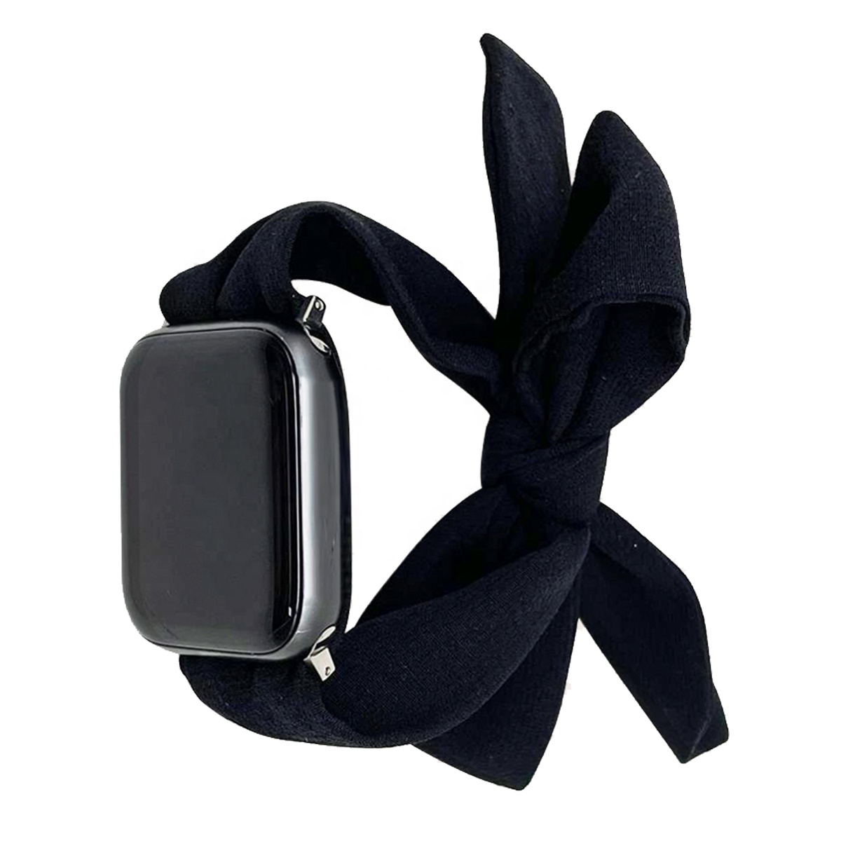 Striped Scarf Watch Band Combination Watch Fashion Strap Set for Iwatch