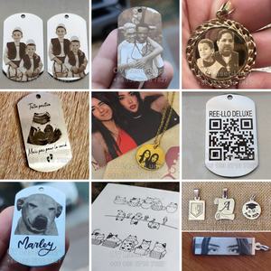 Machine à laser à fibre 60W avec axe rotatif pour les bagues, machine à laser JPT Raycus pour <span class=keywords><strong>découper</strong></span> des noms sur des colliers personnalisés - Product Image 4